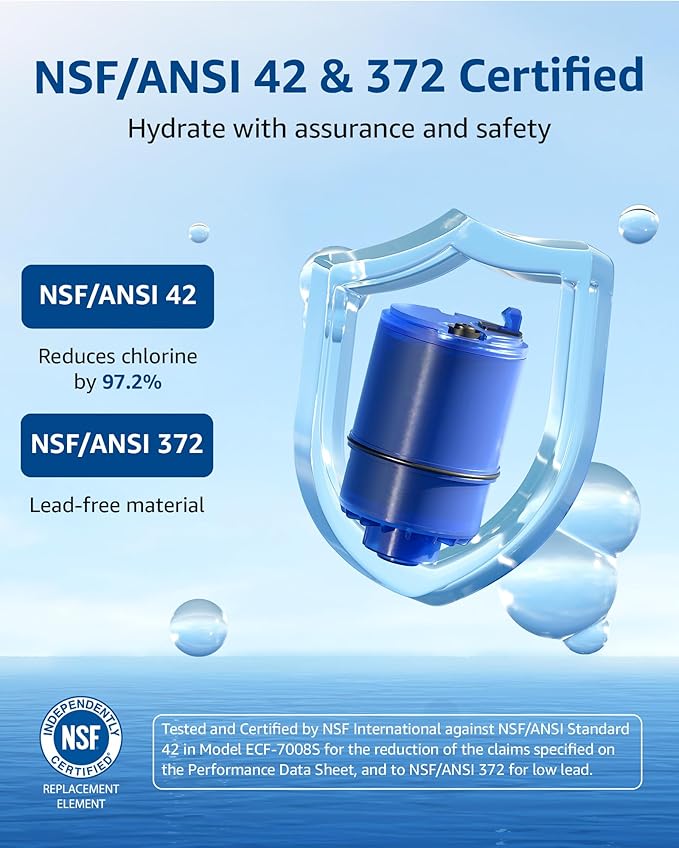Waterspecialist NSF Certified Filter, Replacement for Pur® RF-9999® PLUS Water Filter Faucet, Compatible with All PUR® Faucet Mount Filtration Systems (Pack of 4), Model No.: WS708A