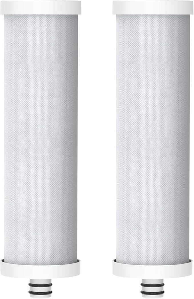 Waterdrop WD-CFF-01 Replacement Filter, NSF/ANSI 42&372 Certified, Countertop Water Filter, Longer Filter Life, 5-stage Water Filter, Reduces Heavy Metals, Bad Taste and Up to 99% of Chlorine, 2 Pack