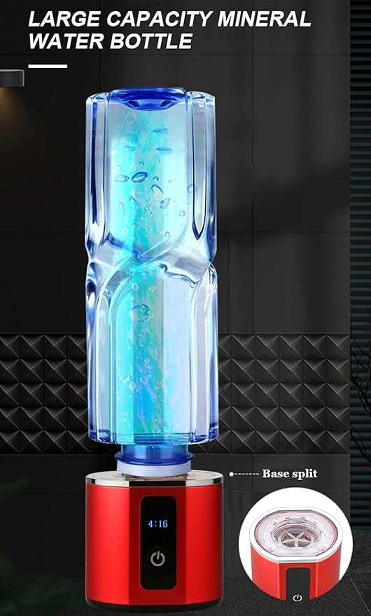 300ML Portable Hydrogen Water Generator, 5000PPB High Concentration Hydrogen Water Generator, with Breathing Light, Relieve Fatigue and Improve Sleep