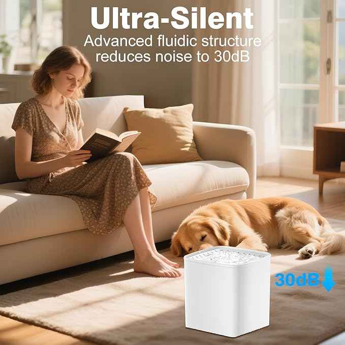 92oz Cat Water Fountain - USB Cat Fountain for Drinking, Indoor Pet Water Fountain for Cats, Automatic Cat Water Dispenser Bowl, Ultra Silent Drinking Fountain for Cats and Small Dogs