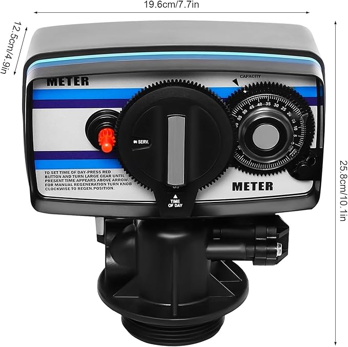 Water Softener Digital Control Valve High Automatic Timer Flow System for Whole House Filter Purifier
