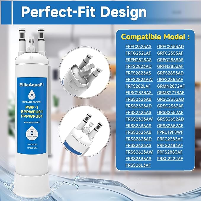 FPPWFU01 Compatible with Frigidaire FPPWFU01 PurePour PWF-1 EPPWFU01（3 Pcs）