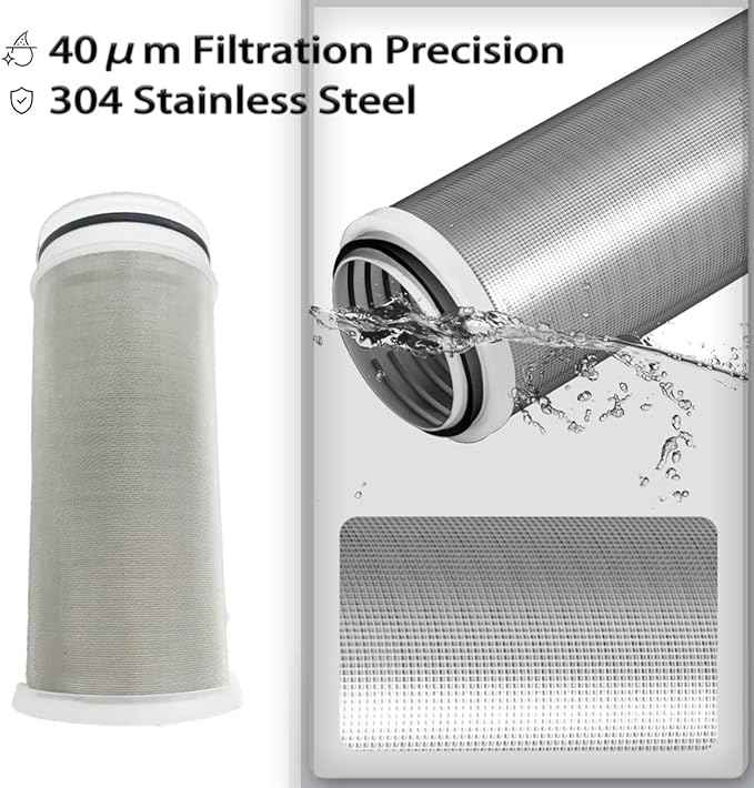 Hard Water Shower Filters, Showerhead Filters for Filtering Sediment and Other Impurities, High Output Household Tap Water Purifiers for Kitchen/Washing Machine/Bathrooms, Shower Water Filter Softener