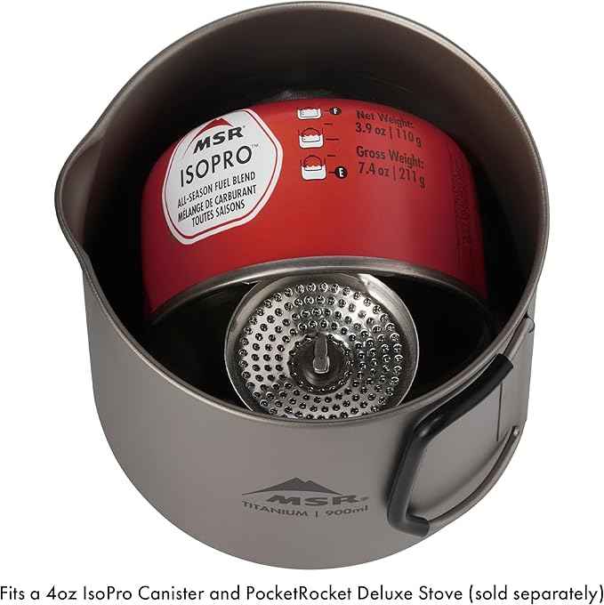 MSR Titan Ultralight Titanium Camping Kettle