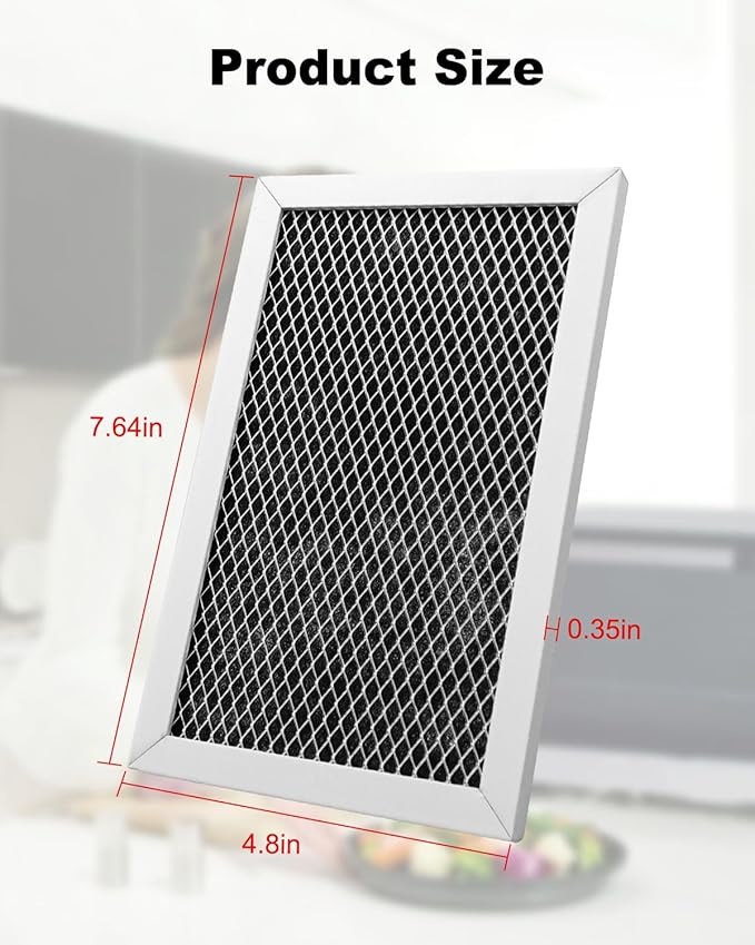 Microwave Charcoal Filter Fit for GE JVM6175EK5ES JVM6172SK5SS JVM6175SK5SS JVM6175YK5FS