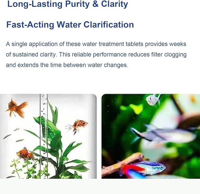 Water Purification Tablets for Fish Tank