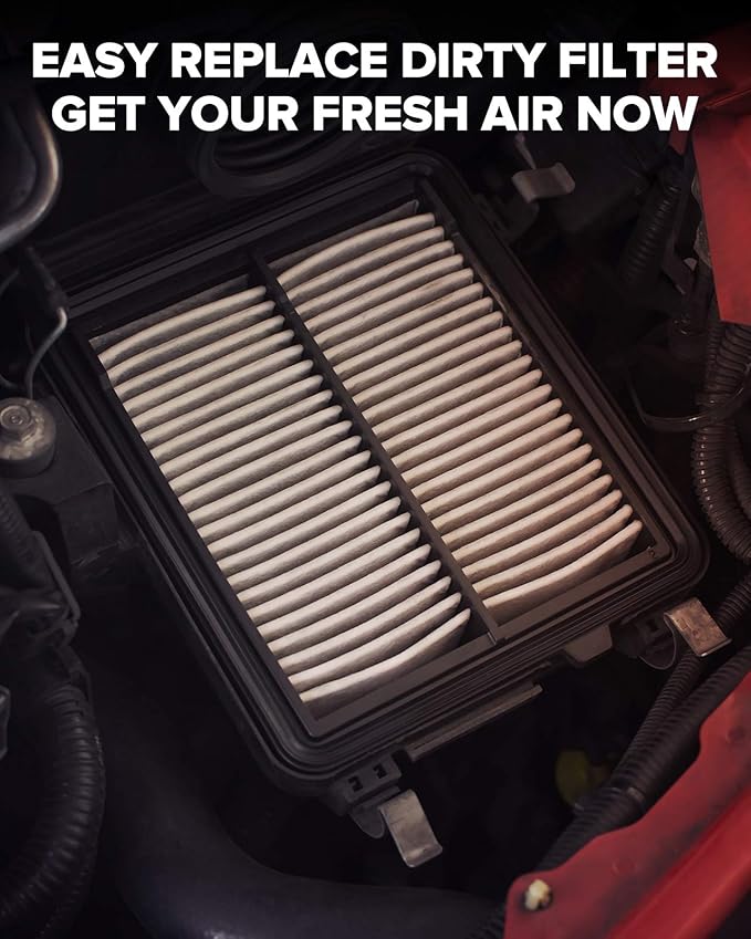 PHILTOP Engine Air Filter CA12052 Replacement for Honda HR-V HRV 2016-2022 1.8L, Rigid Panel