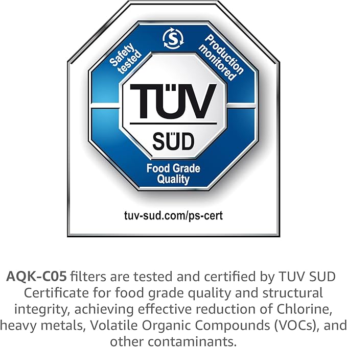 AQUA CREST Coffee-Machine Water Filter, Replacement for Krups F088 Filter, XP5220, XP5240, EA82 and EA9000-Including Various Models of AEG®, Bosch®, Siemens®, Gaggenau®, TÜV SÜD Certified (Pack of 6) - AquaVibe