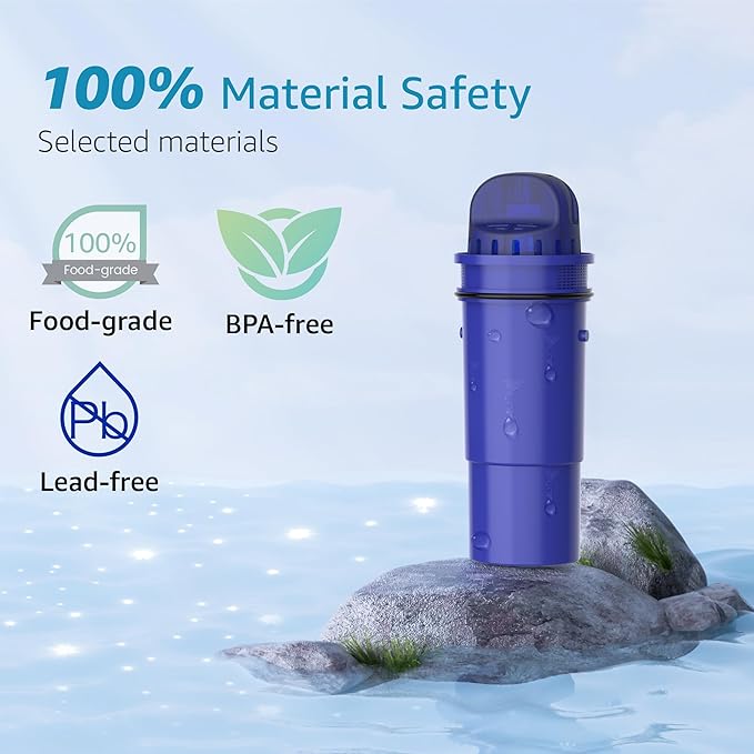 AQUA CREST NSF Certified Pitcher Water Filter, Replacement for Pur® Pitchers and Dispensers PPT700W, CR-1100C and PPF951K Water Filter (Pack of 3)