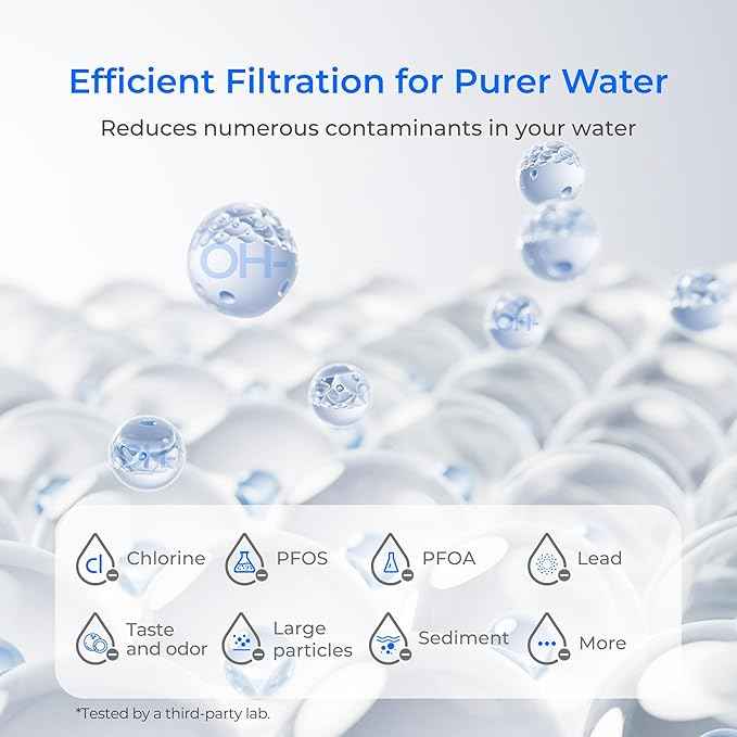Waterdrop Alkaline Water Filter, Replacement for Berkey® BB9-2® Black Filters and Berkey® Gravity Water Filter System, Up to PH 9.2 (Pack of 2)