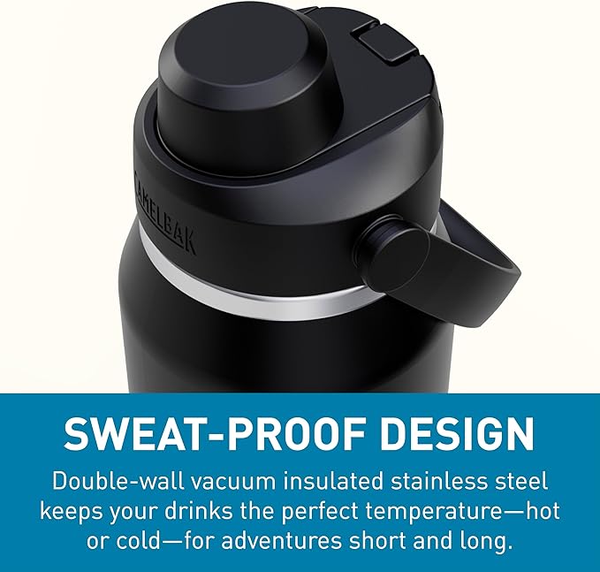 CamelBak Thrive Chug Insulated Stainless Steel Water Bottle Black, 32oz