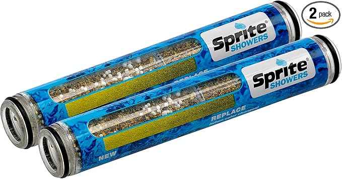 Sprite HHC-2 Hand Held Replacement Shower Filter Cartridge, 2-Pack, Blue