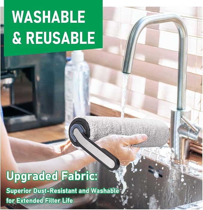 Only Floor ONE S5Combo Roller Brush Replacement and Vacuum Filter Kit Compatible with Tineco Floor ONE S5Combo Smart Wet Dry Vacuum Replacement Parts,2 Roller Brushes,2 HEPA Filters,1 Cleaner Brush - AquaVibe