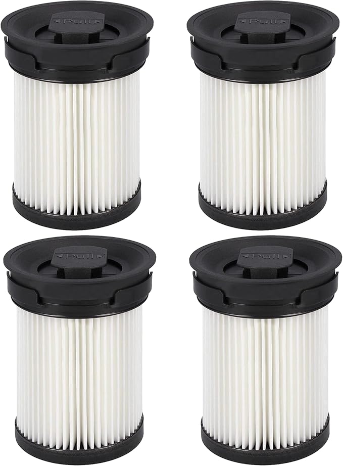Fette Filter - Fine Dust Vacuum Filter Compatible with Miele TriFlex HX1 FSF Cordless Stick Vacuum Cleaners Series - Pack of 4 - AquaVibe