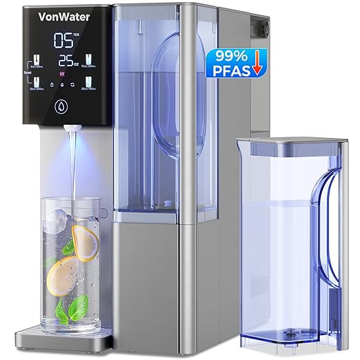 CT910WP Pure Water Pitcher 1.2L/40.6oz, for CT910G CT910GH C5 Countertop RO System (Gray)
