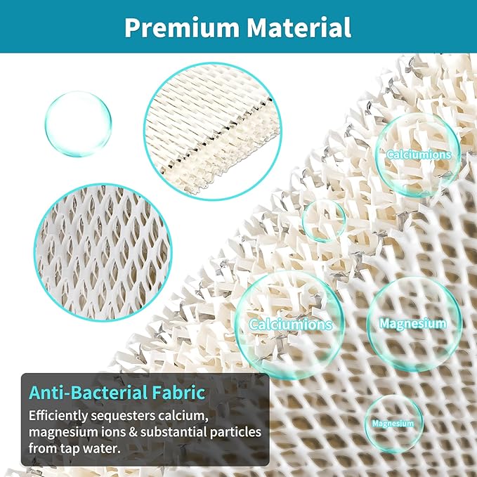 A10 Humidifier Filter Water Panel Replacement for Whole House Humidifier Pad Filters Models 110, 220, 500, 500A, 500M, 550, 550A, 558 Humidifier Wicks Parts & Accessories (Pack of 2)