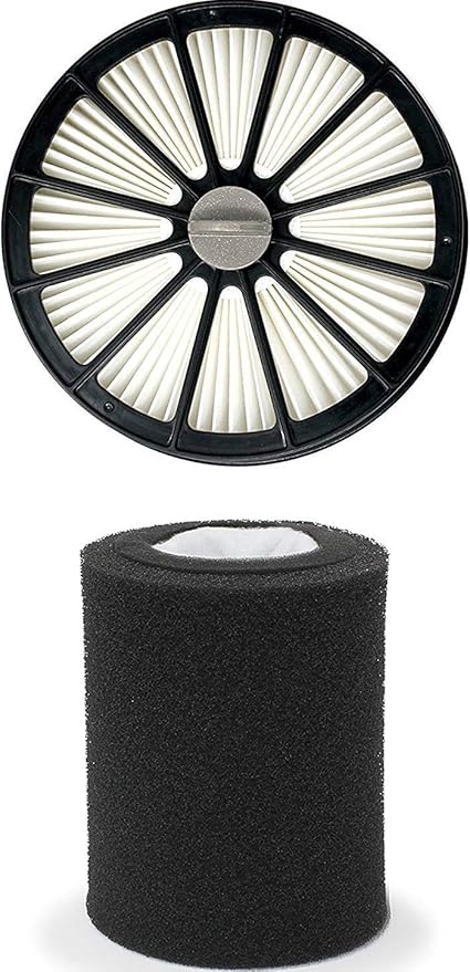 Fette Filter - Vaccum Filter Set Compatible with Bissell Pet Hair Eraser Lift-Off Upright Pet Vacuum Model 20871 2087 20872 20874 20878 2087R 2087Q Compare to Part 1612637 & 1612631. (Pack of 1) - AquaVibe