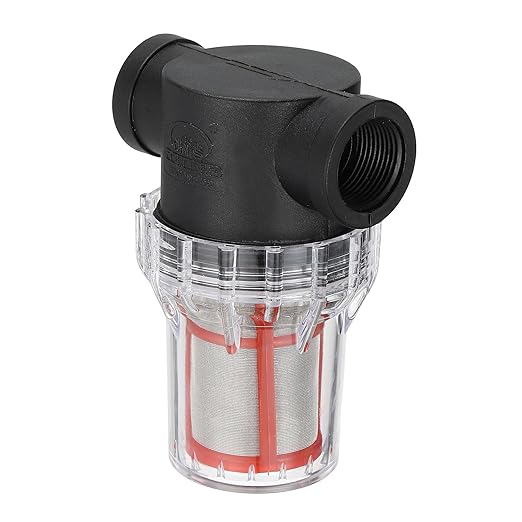 PATIKIL 3/4 Inch Female in-Line Strainer with 200 Mesh Stainless Steel Filter Screen Water Pump Filter for Garden Irrigation Pressure Washer Inlet