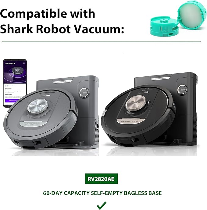 [8 Pack] Odor Neutralizer Technology Replacement Cartridges: Compatible with Shark Stratos AZ3000 AZ3002 HZ3000 HZ3002IZ862H IZ562H ZD550 Upright Vacuum Cleaner Part 1541FC3000 - Mix