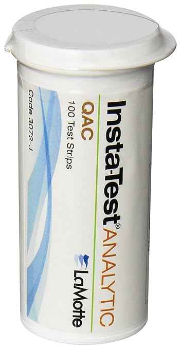 LaMotte 3072-J QAC Test Strip, 100/vial