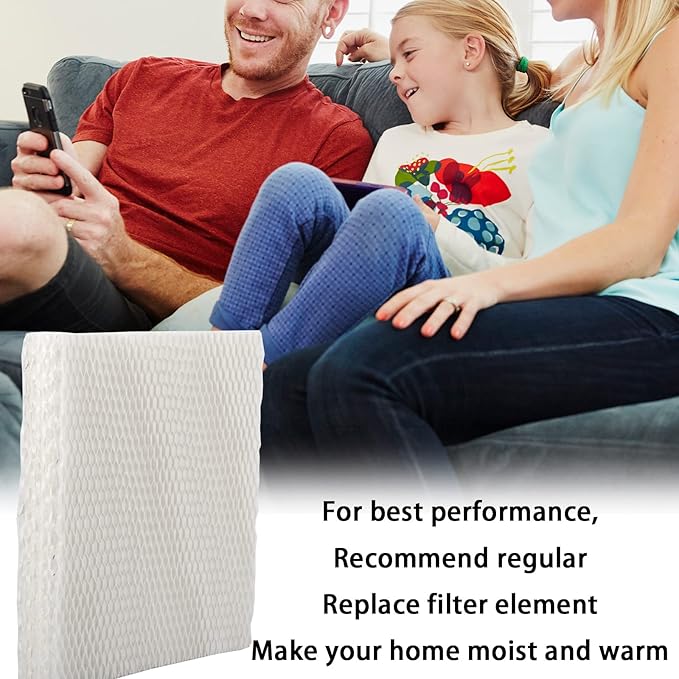 HIFROM 6Pack Replacement Humidifier Wick Filters Water Panel Filter Compatible with Carrier HUMCCSBP2212 HUMCCSBP2312 HUMCASBP2312 HUMCCSBP2412 Humidifier P110-1045