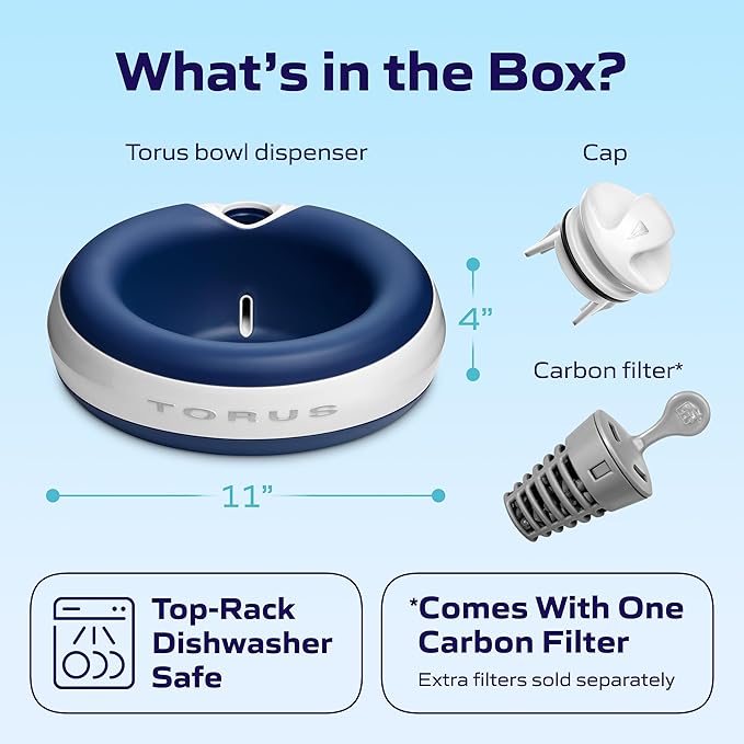 Premium Filtered Portable Dog Autofill Pet Water Dispenser [Upgraded 2026], 2L / 68oz, Noise-Free No Spill Water Bowl for Dogs, No Power Needed, Ideal for Medium & Large Pets