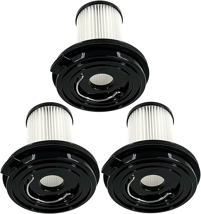 Dttery 3789U 3797V Filter Replacement for Bissell CleanView XR 200W Pet 300W Lightweight Cordless Stick Vacuum, Part 1638010, 3 Pack - AquaVibe