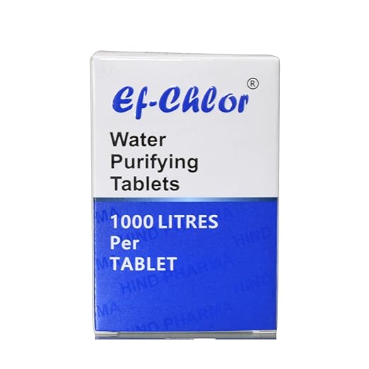 Overhead & Underground Water Tank Purification Tablets 4gm for 5280 Gallons Water Jar of 20 Tablets 3 Years Shelf Life 1 Tablet Purify 264 Gallons Water