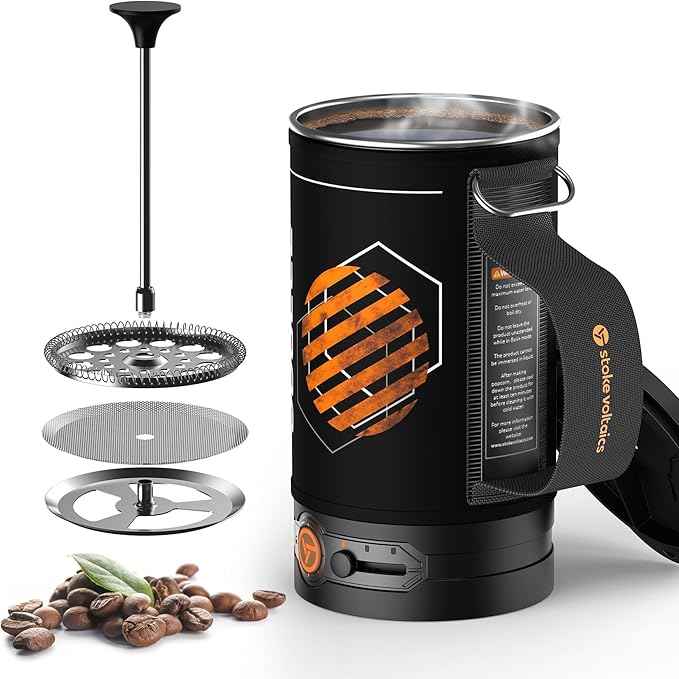 Electric Kettle, 120V Portable Water Boiler for Coffee & Tea, 304 Stainless Steel Mini Tea Kettle, 500W Fast Boiling Water with Auto Shut-Off, Camping & Travel Essentials