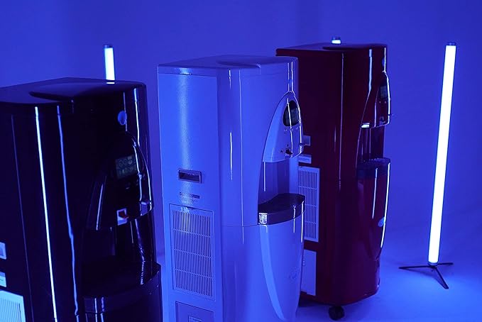 NUBE: Atmospheric Water Generator 8 gal/day - Alkaline + Ionized + Mineralized- Fluoride and Chlorine Free - Sustainable - Carbon + Osmosis Filter - UV - Cooler/Heater Dispenser - Dehumidifier (Black)