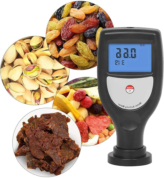 Portable Water Activity Meter, Cake/Puffed Food/Baked Food AW Tester, Smart Food Tester Monitor Water Analyzer Tool, Measure The Water Activity of Bread