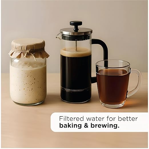 EcoPure Main Faucet Under Sink Inline Water Filtration System (EPWUFF1) | NSF Certified | Reduces Chlorine, Sediment & Cysts | No Additional Faucet Required