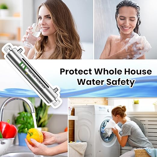 UV Water Filter,Add-on Kit for Under Sink Water Filtration Systems,Ultraviolet Water Purifier Sterilizer Filter for Whole House Water Purification,2GPM 110V,Consumed Power 21W, Lamp Power 16W