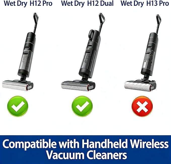 Clean/Dirty Water Tank Compatible with Dreame H12 Dual ，H12 Pro Wet/Dry Vacuum Cleaner Parts Replacement，Clean Water Tank Parts (1pcs Dirty Water Tank)