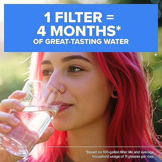 Brita Faucet Mount Water Filter System, White, No-Wait Filtration, Easy Install, Multi-Use Tap Water Filter for Kitchens, Bathrooms & Small Spaces