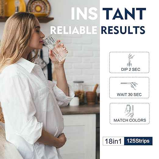 All-New 18 in1 Drinking Water Test Kit-125 Water Quality Test Strips for Well Tap Test Kit,Water Testing Strips for Home Drinking Water Testing,Hardness,Chlorine, Lead,Iron, Copper,Fluoride