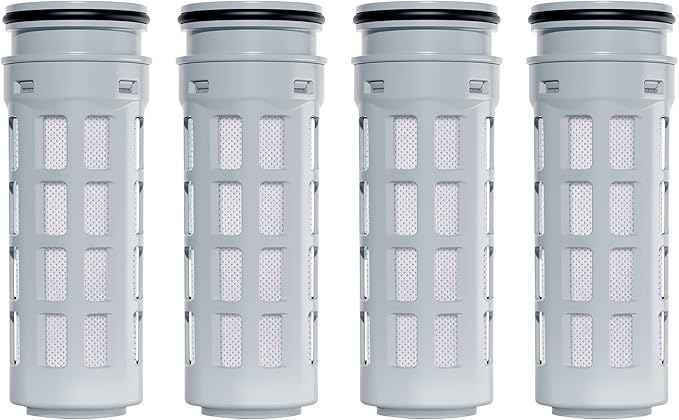Waterdrop Replacement for Brita® Stream Pitcher Water Filter, Brita® OB05 Filter Pitchers and Dispensers, Pour Through Filters, Upgraded 7-stage Filters, Lasts 2 Months, Pack of 4