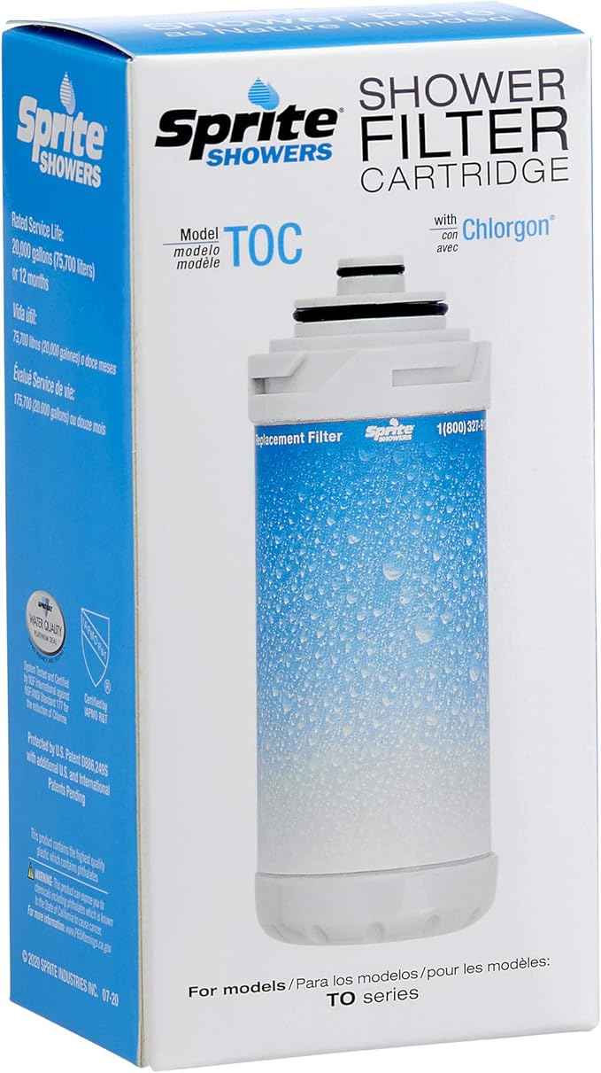 Sprite Showers TOC Twist-Off Chlorgon Shower Filter Replacement Cartridge