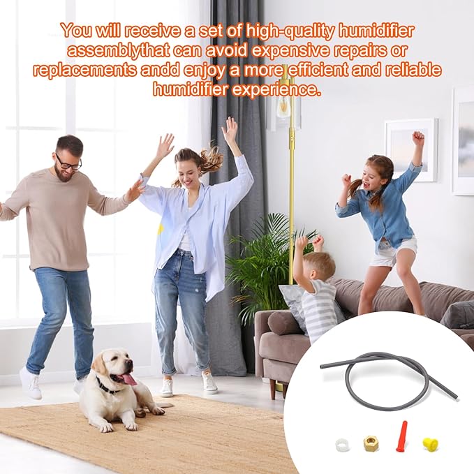 4335 Feed Tube Compatible with Humidifier Models 400, 500, 600 Humidifier Parts Accessories Includes 4004 In-Line Strainer, 4231 Yellow Orifice, 4331 Water Distribution Tray - AquaVibe