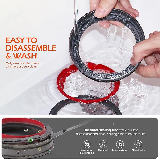 Sealing Ring Replacement for Dyson Outsize Series SV16 SV29 Vacuum Cleaner V11 Outsize / Gen5 Outsize/Plus/Absolute/Absolute Extra/Total Clean/Origin Models Canister Replacement Parts 970423-01 - AquaVibe