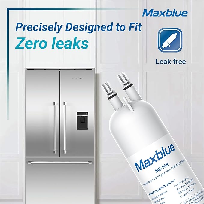 Maxblue EDR3RXD1 Replacement for 4396841, Everydrop® Filter 3, 4396710, Kenmore® 46-9083, 46-9030, Refrigerator Water Filter, 3 Filters