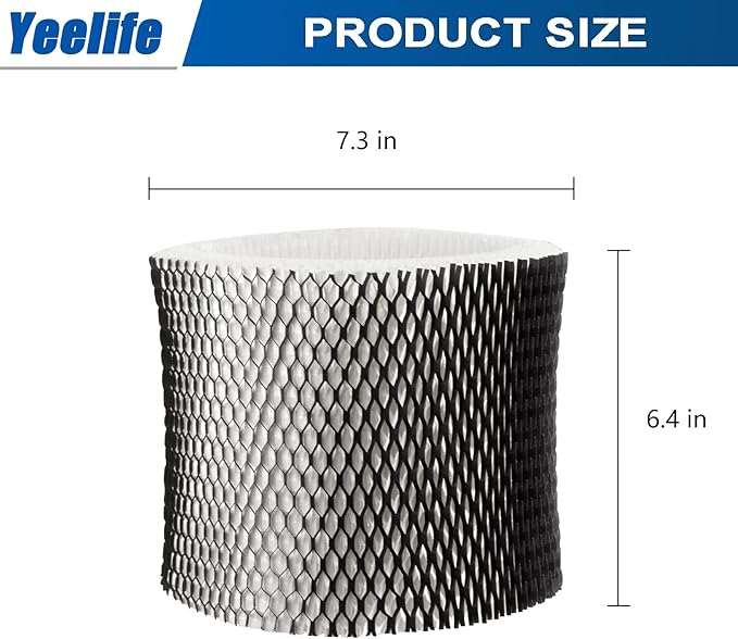 4 Pack HWF64 Humidifier Filter for Sunbeam Humidifier Filter B, SCM1746, Compatible with Holmes HM1730, HM1745, HM1746
