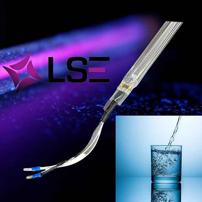 LSE Lighting A20200 UV Lamp | 200W Replacement Bulb for SL200 System | 47" (1120mm) Quartz Glass | High Output 254nm Ultraviolet Lamp | Designed in USA