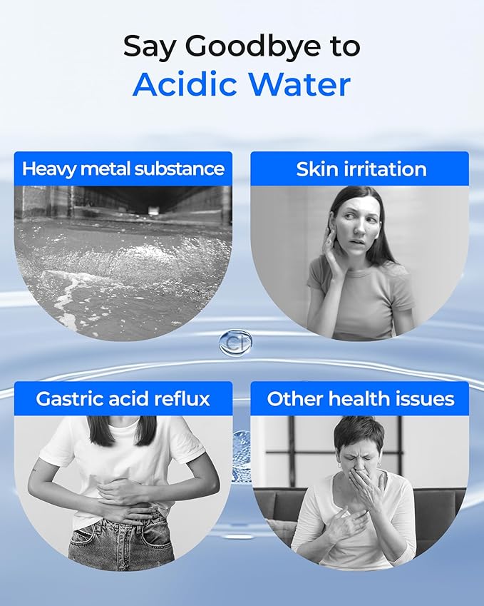 Waterdrop 𝐀𝐥𝐤𝐚𝐥𝐢𝐧𝐞 ADQ73613401 Water Filter, 𝐄𝐧𝐡𝐚𝐧𝐜𝐞𝐬 𝐩𝐇, Replacement for LG® LT800P®, ADQ73613402, ADQ75795104, LSXS26326S, LMXC23746S, LSXS26366S, LSXS26386D, 4 Filters - AquaVibe