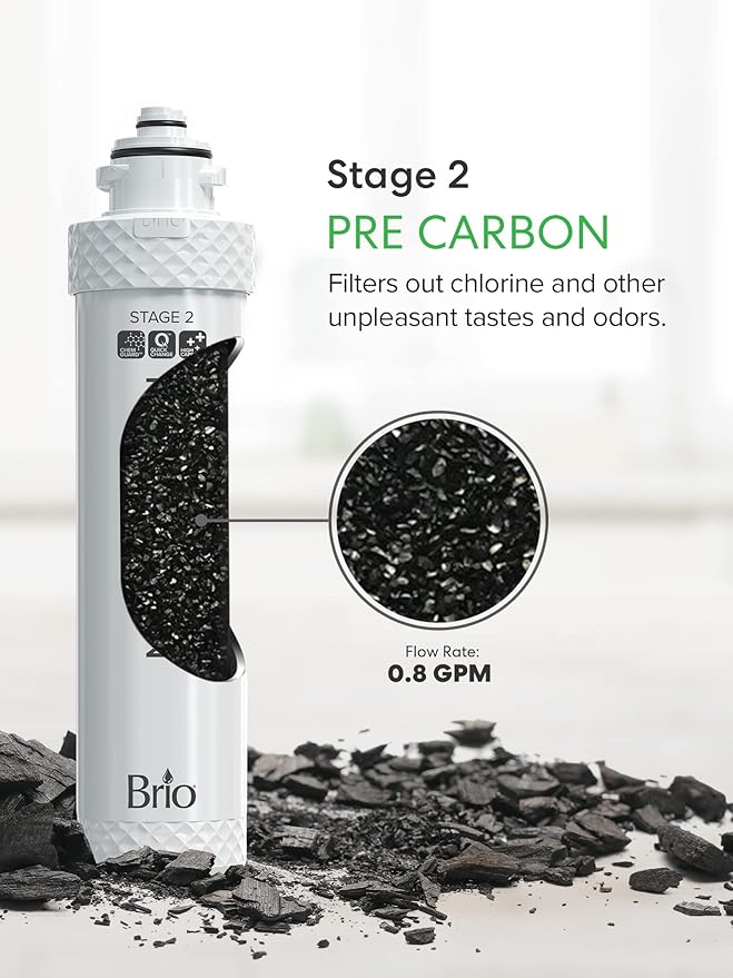 Brio 3-Stage Filter Replacement Kit for Water Cooler Dispensers