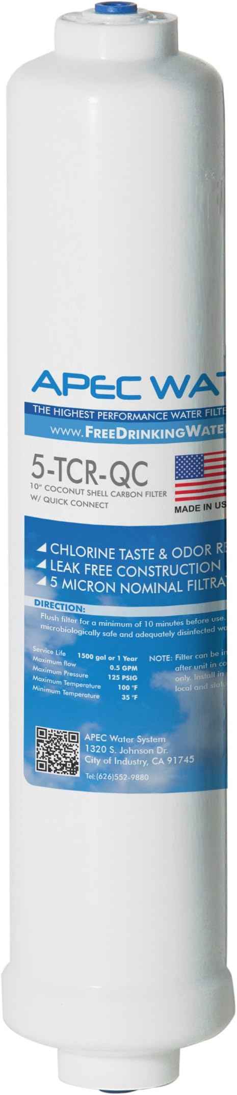 APEC Replacement ORing for ROES-50 3.5" OD Reverse Osmosis & 5-TCR-QC US Made 10" Inline Carbon Filter with ¼” Quick Connect & Ultimate Series US Made Stage 1, 2 & 3 Replacement Filter