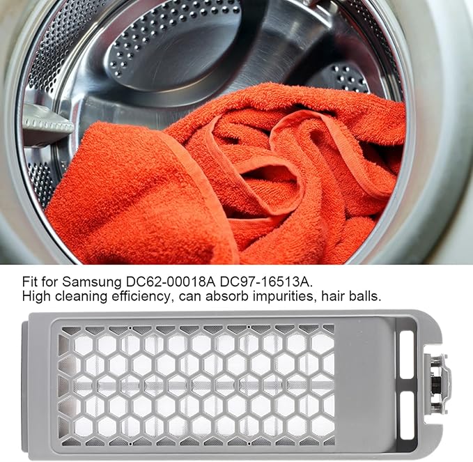 OUKENS Washing Machine Filter, ABS Washing Machine Lint Filter Sieve Part Net Filter Box Laundry Filter Box Replacement Fit for Samsung DC62‑00018A DC97‑16513A - AquaVibe