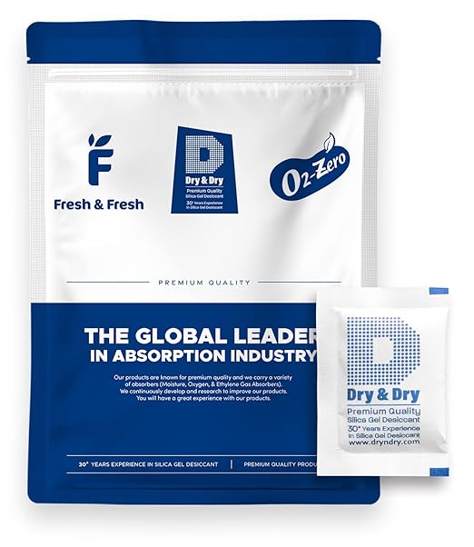 Dry & Dry 5 Gram [1000 Packets] Silica Gel Packets Silica Gel Desiccants, Silica Gel Packs - Rechargeable (Food Safe) Silica Gel Packets, Silica Packets