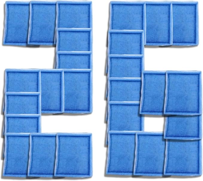 26 Pack Replacement Aquarium Filter Cartridge, Fit for Aqua-Tech 20-40/30-60 Gallon Power Filters, for Aqua-Tech EZ-Change #3 Fish Tank Filters… - AquaVibe