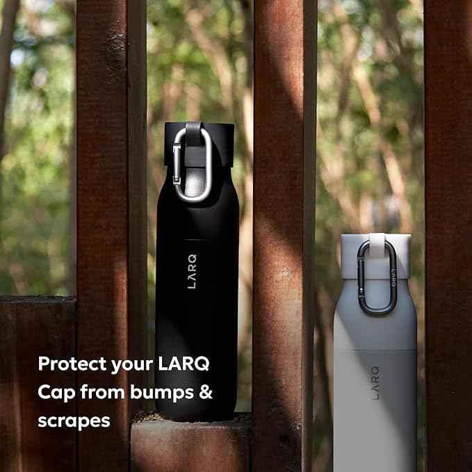 LARQ Active Loop - Bump Protector for Your Cap with Easy Carry Carabiner, Black